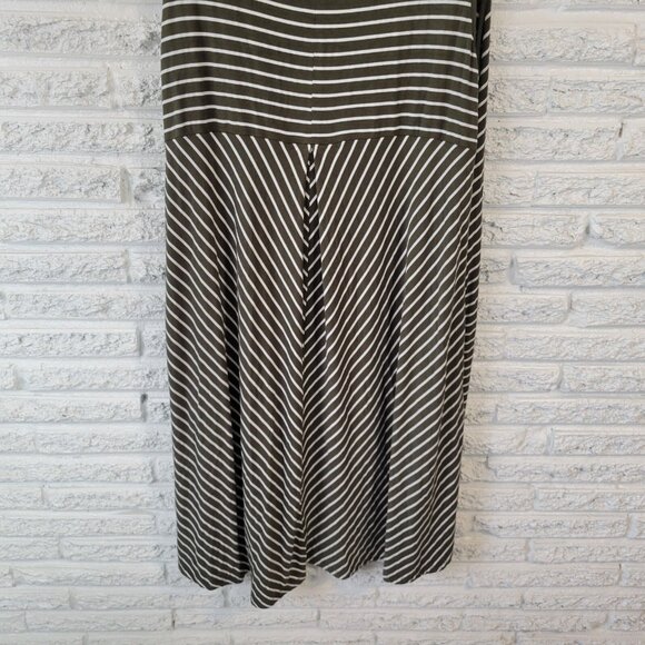 Nina Leonard Women Dress 2X Plus Sleeveless Shift Lightweight Green STR47E - Picture 8 of 11